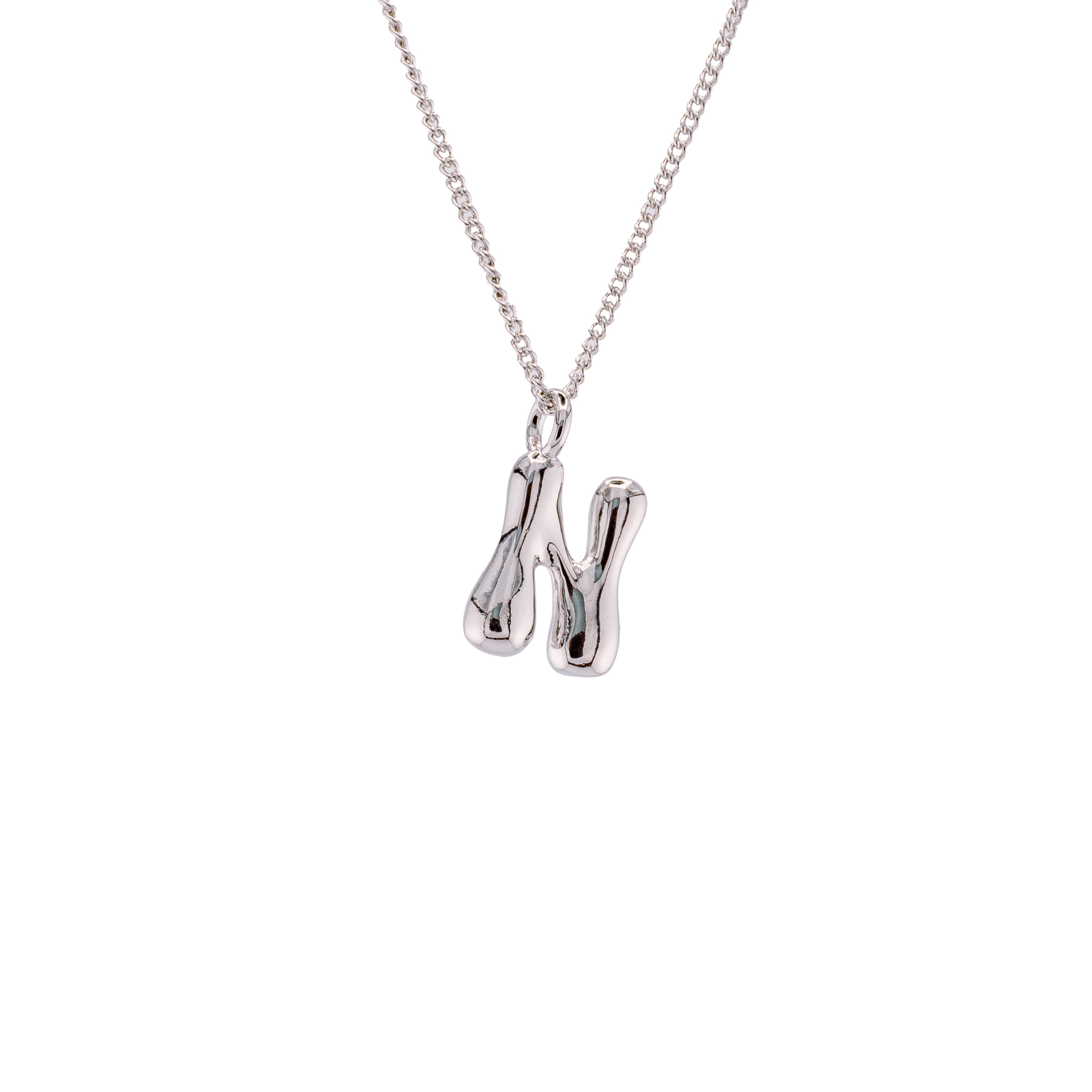 Cadena con Inicial Denim