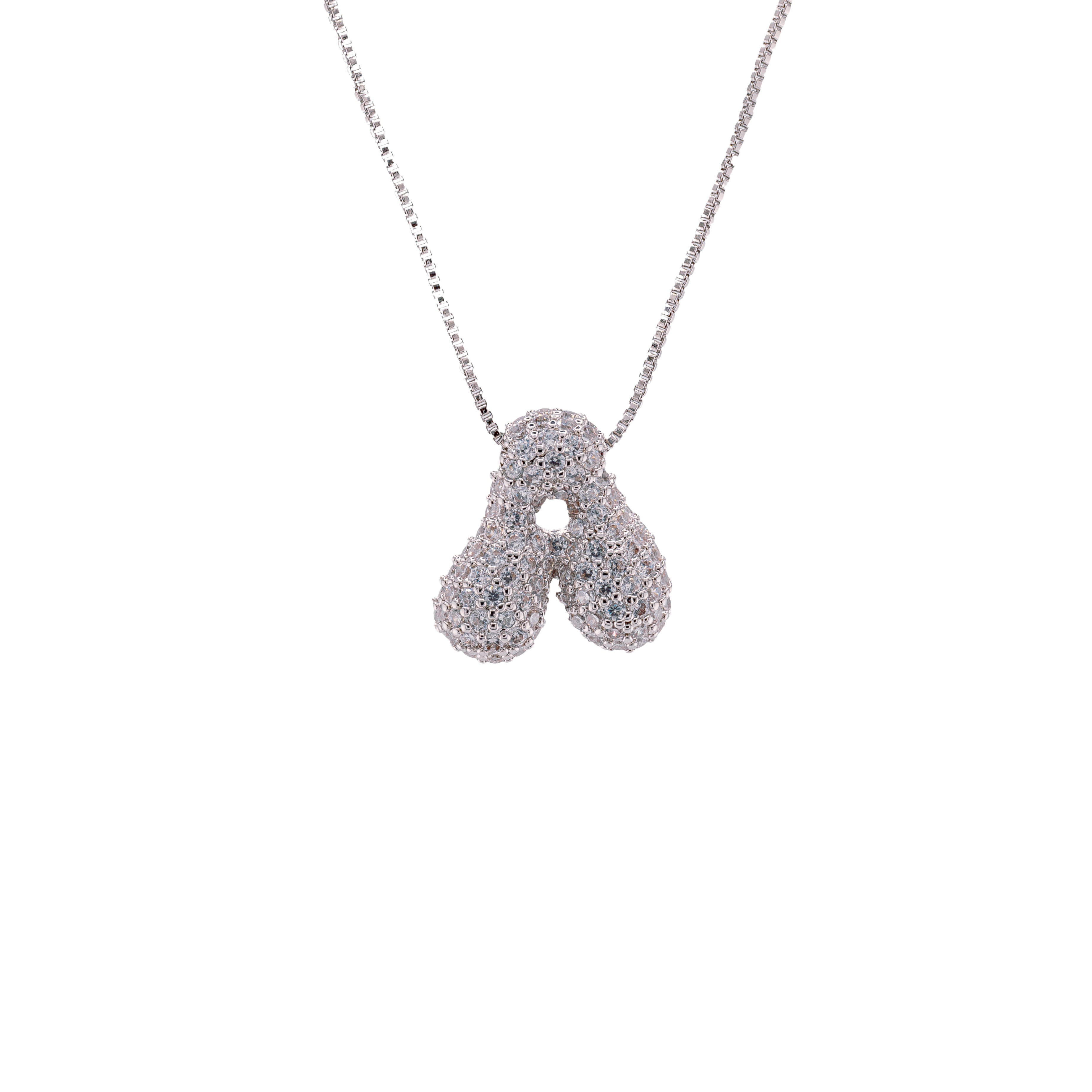 Cadena con Inicial Denim