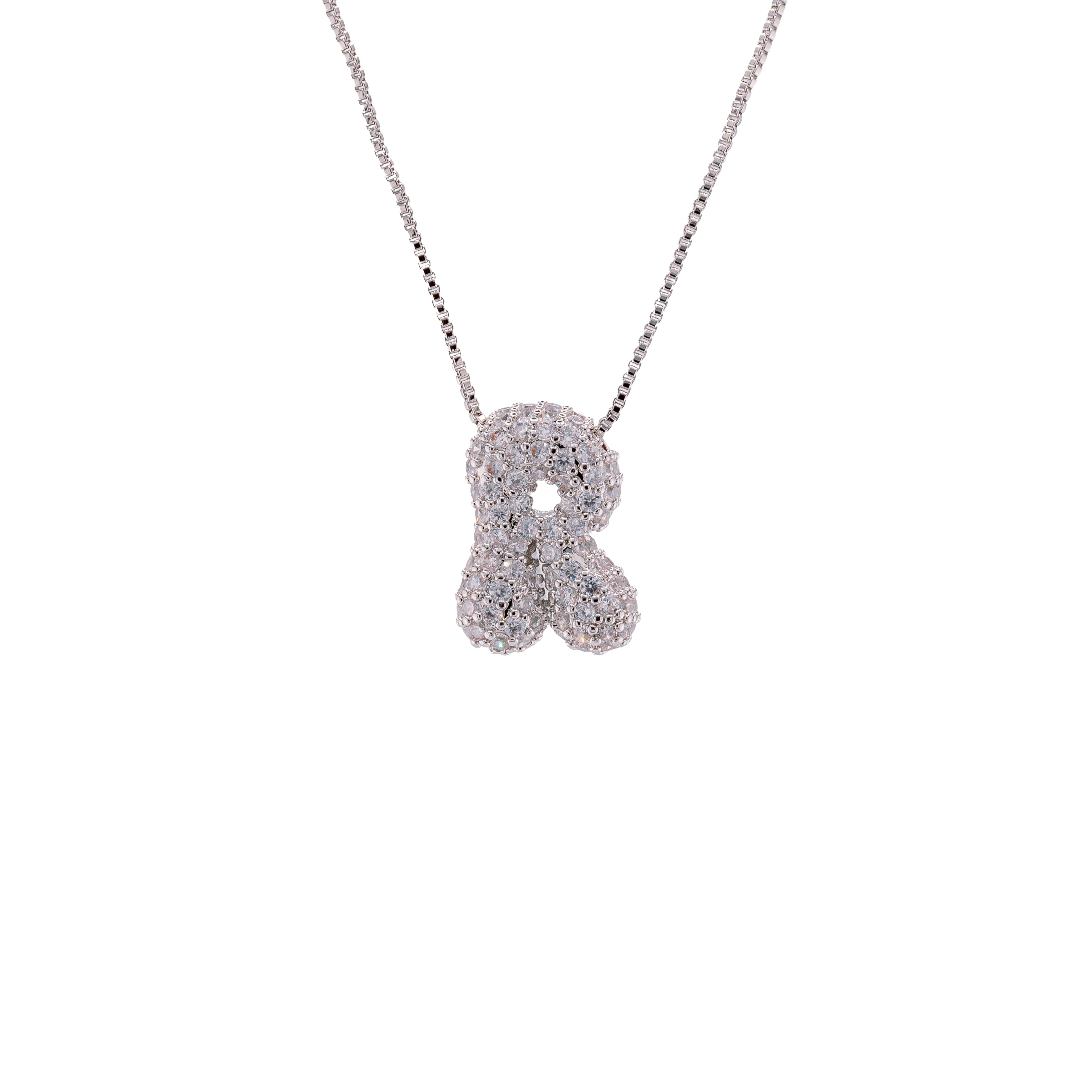 Cadena con Inicial Denim