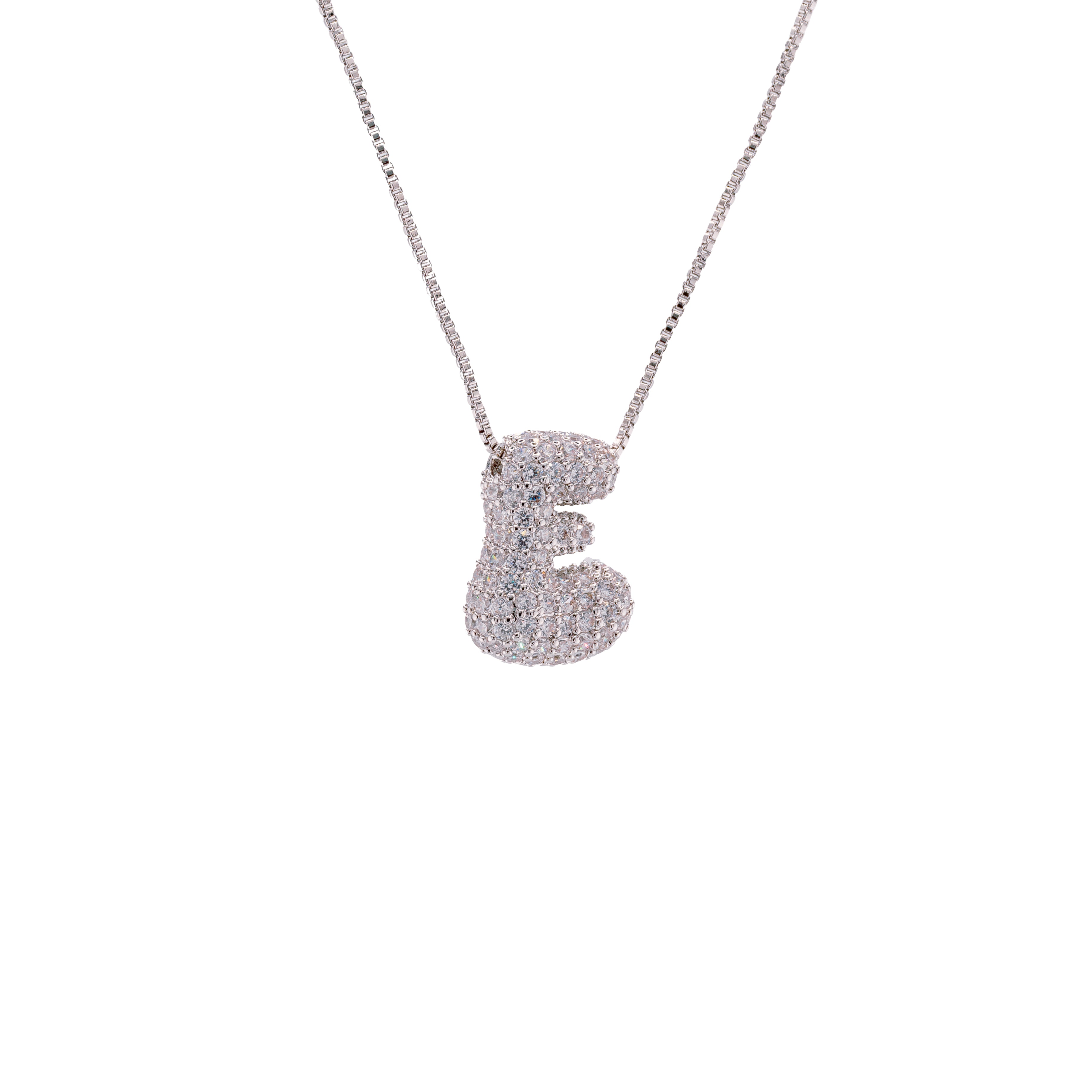 Cadena con Inicial Denim