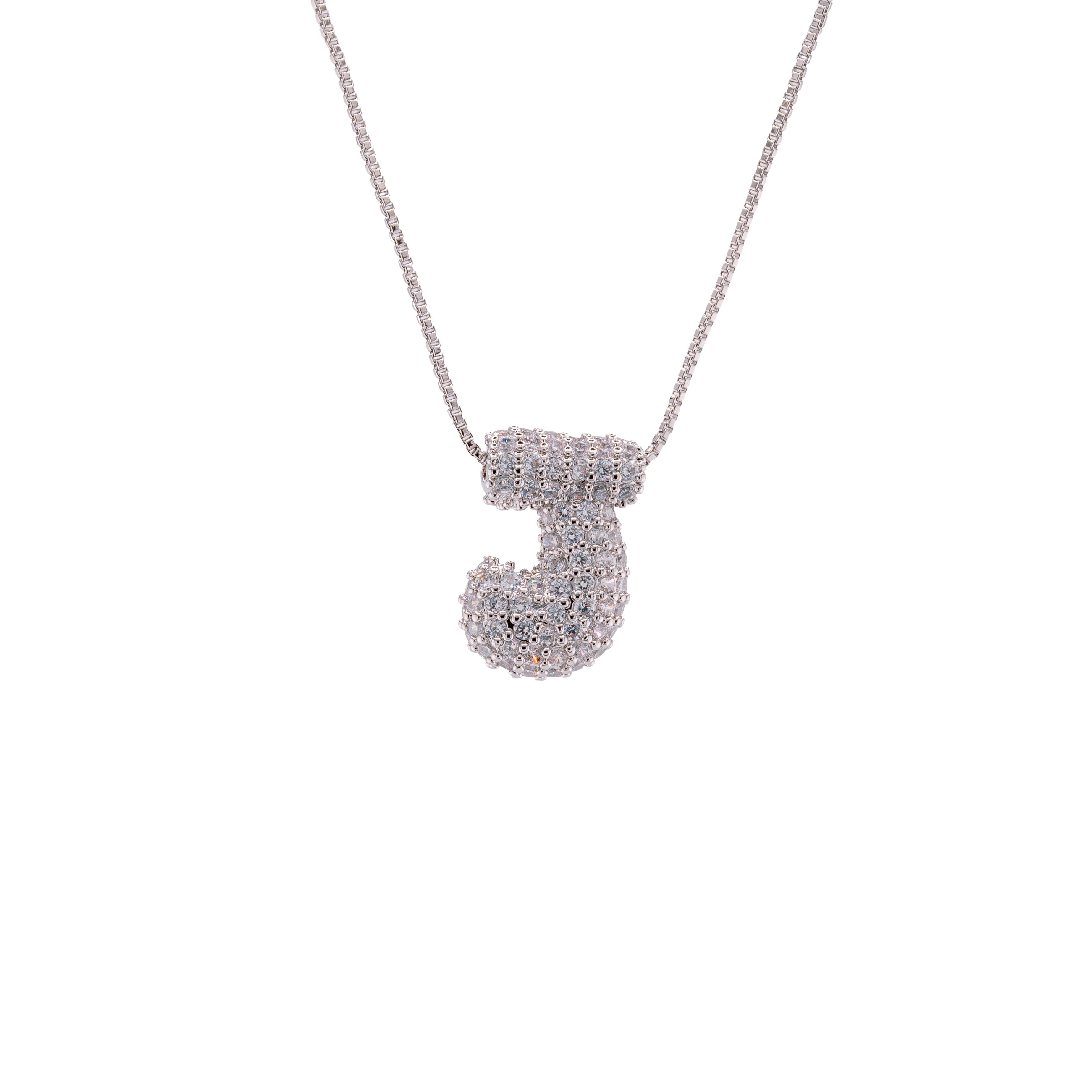 Cadena con Inicial Denim