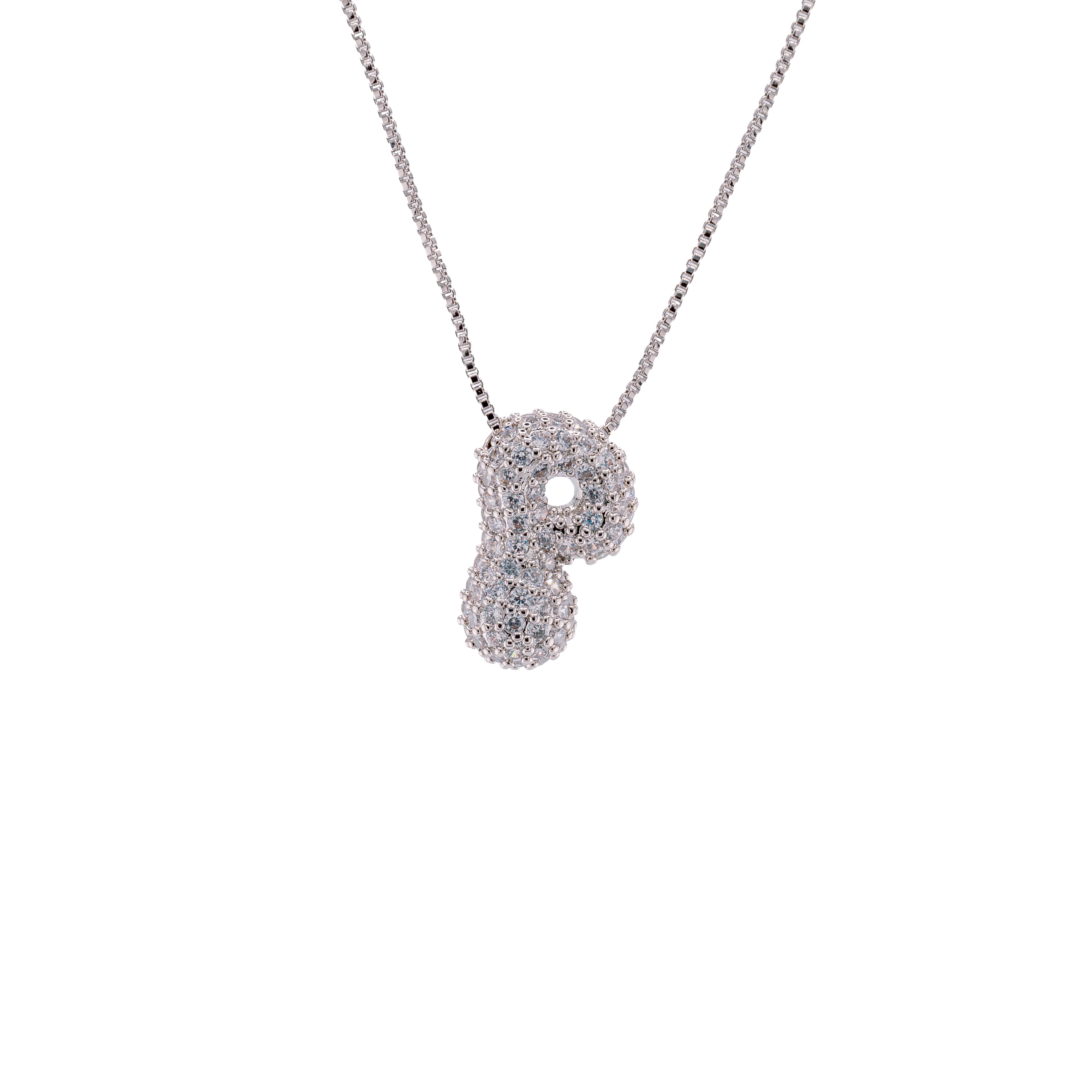 Cadena con Inicial Denim