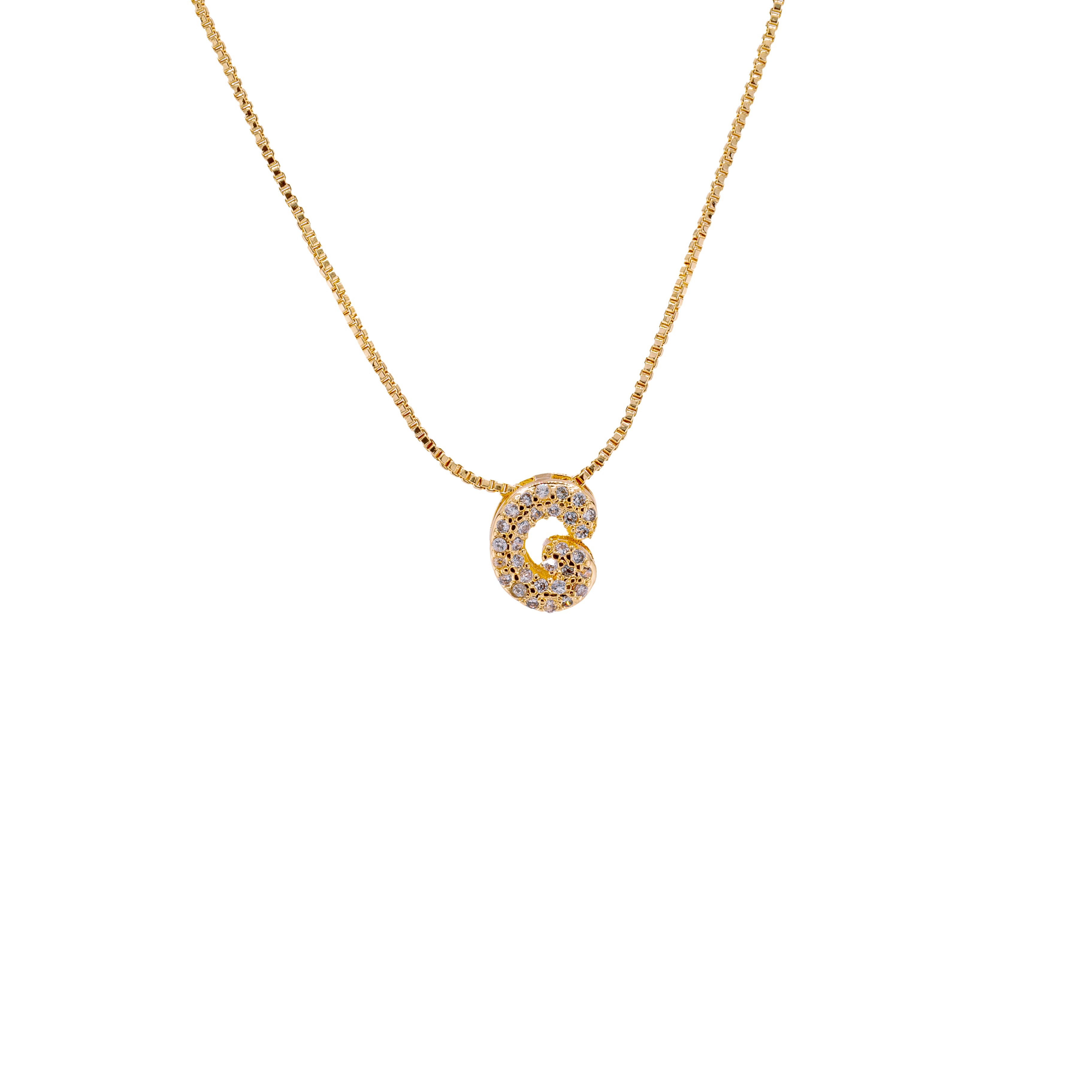 Collar Tiny Bling Initial