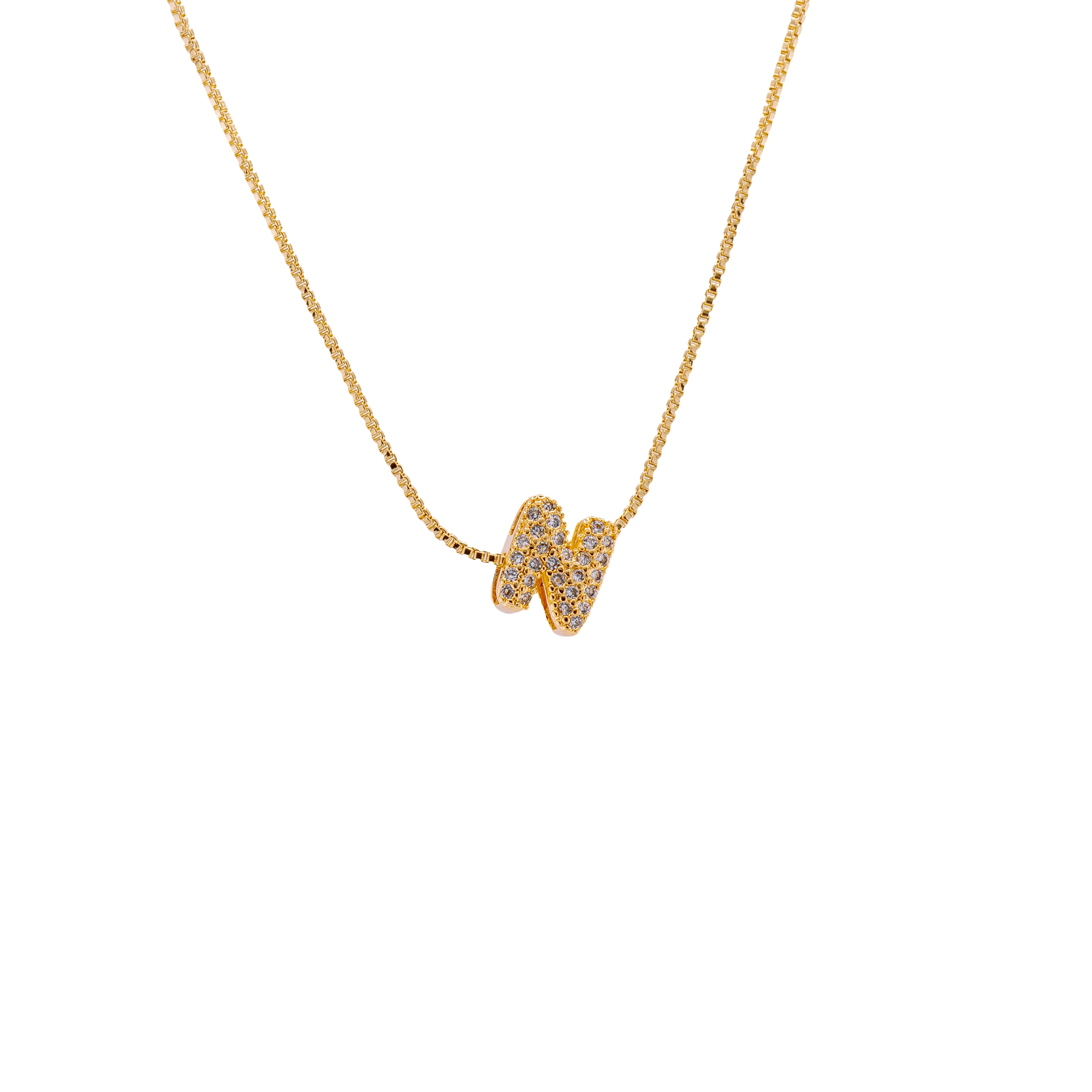 Collar Tiny Bling Initial